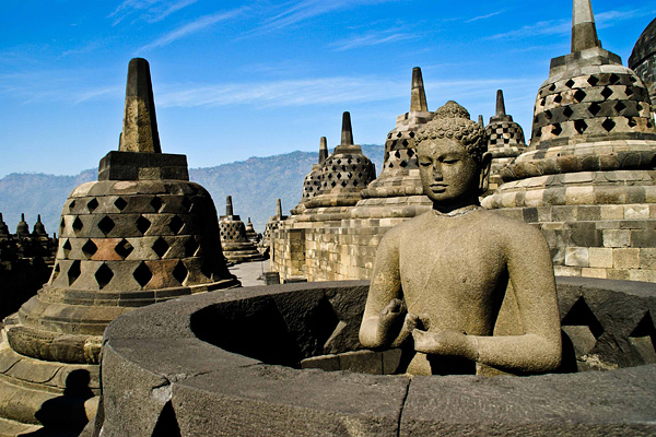 Wisata Candi Borobudur, Jawa Tengah, Indonesia