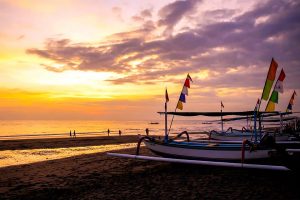 Sunset di Pantai Lovina Bali